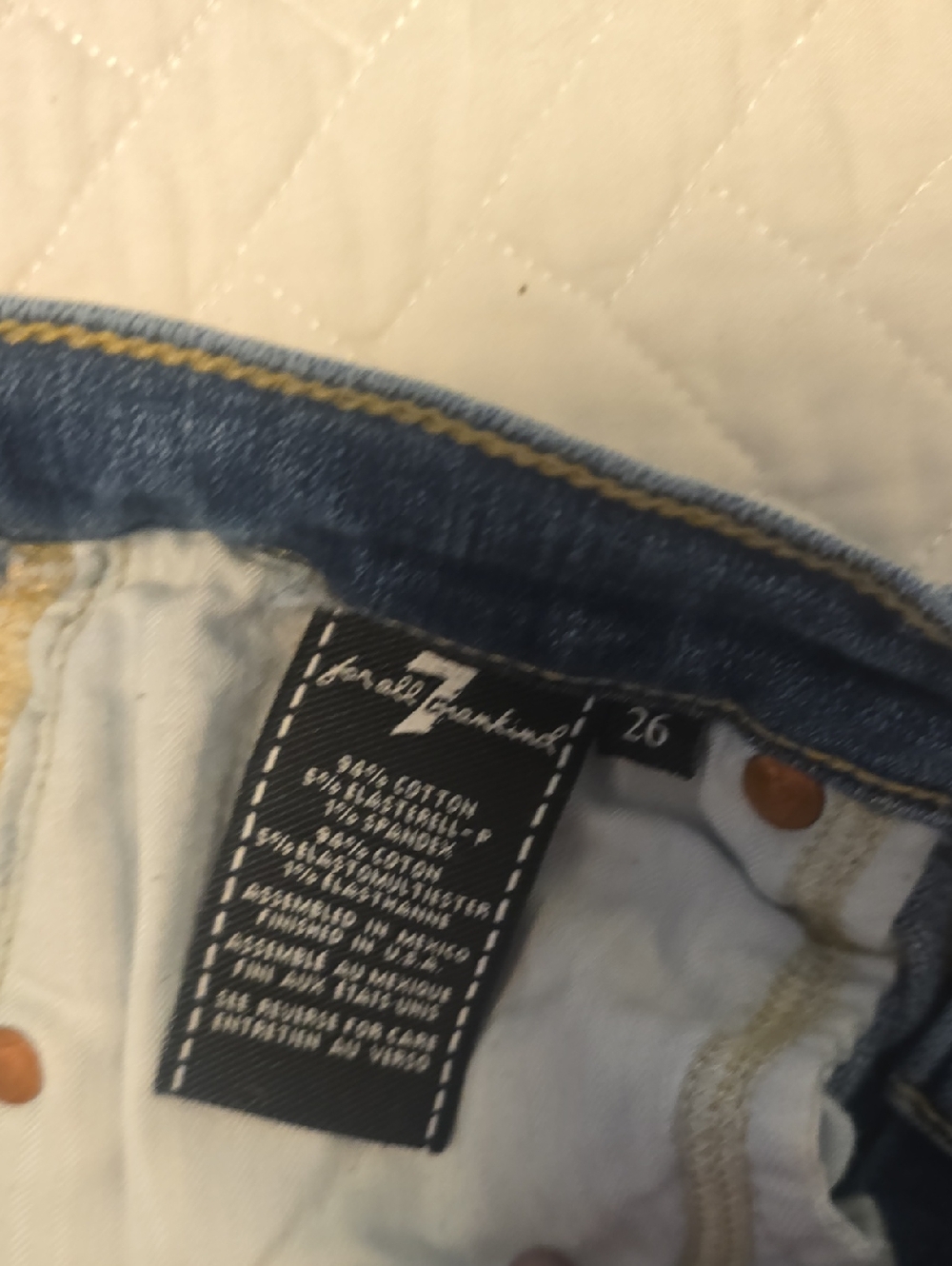 7 For All Mankind Women's Wide Leg Trouaer Jeans